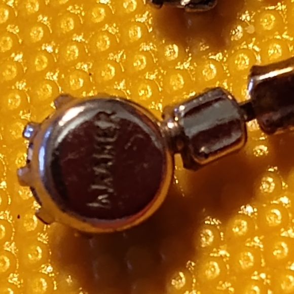 Vintage Kramer signed blue rhinestone necklace - Picture 5 of 8